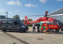 Wales Air Ambulance help from Aberystwyth carpet business