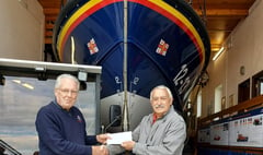 New Quay residents association’s £342 boost for lifeboat