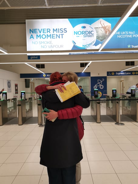 The 15-year-old refugee has been fostered by Lorna and her partner, while her parents remain in their home country