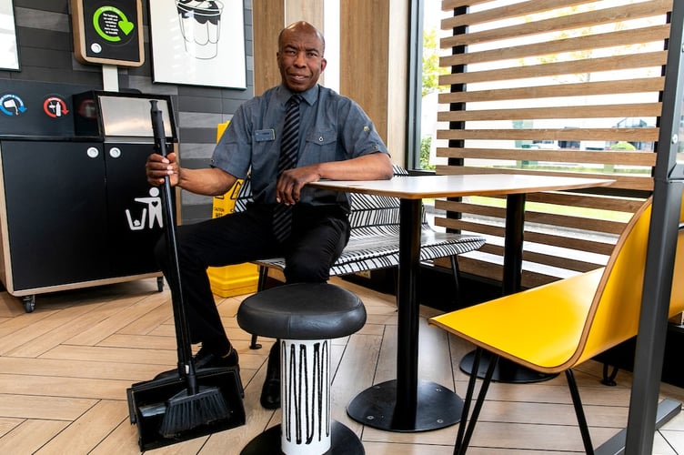 It is the team’s aim to allow their residents to be as independent as possible, with two residents securing jobs in the town. Carlos (pictured) is currently working at McDonalds, in Aberystwyth