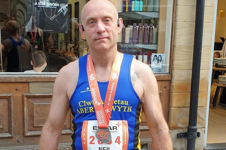 Neil Gamble at Chester Half Marathon 2022
