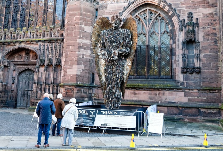 Knife Angel to go on display in Aberystwyth town centre