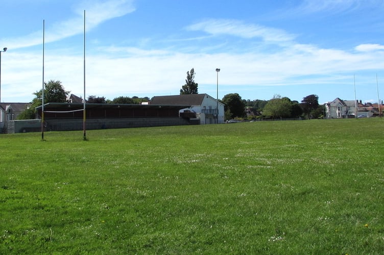 King George V playing field cardigan