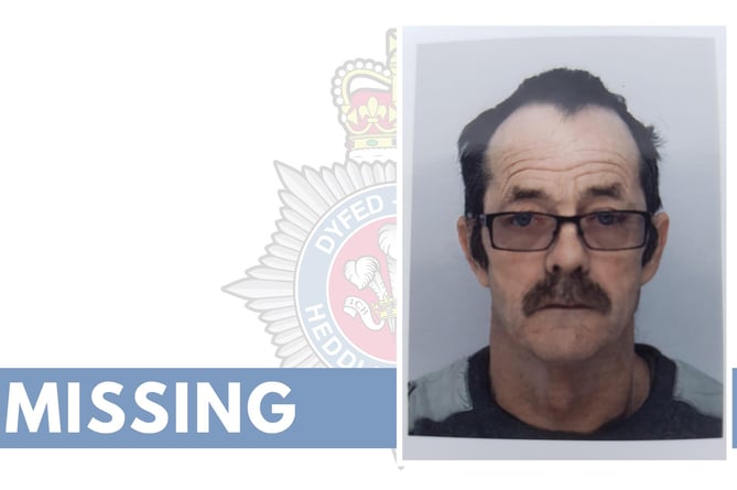 Mark from Cardigan who has been reported missing