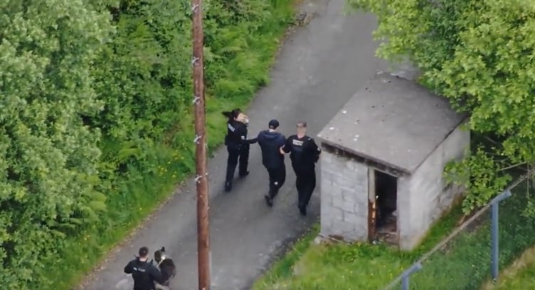 Police released the video on their social media page earlier today