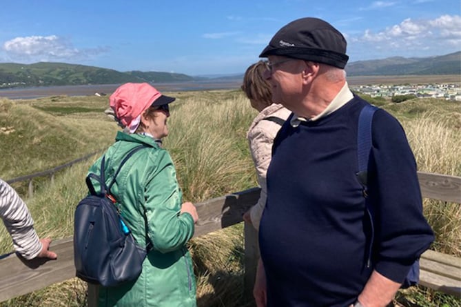 The group also spent time at the Dyfi Nature Reserve, in Ynyslas