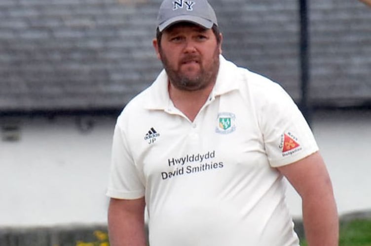Jaco Oasthuizenwho hit an undefeated 53 Dolgellau v Bangor 2nds 190622