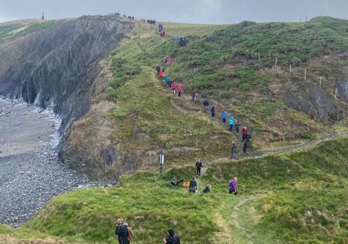 Borth coastal path