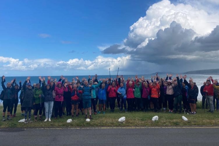 Borth leg of coastal challenge