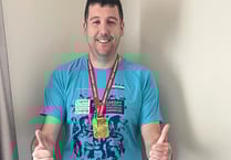 Marathon man gives £2,000 to air ambulance