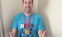Marathon man gives £2,000 to air ambulance