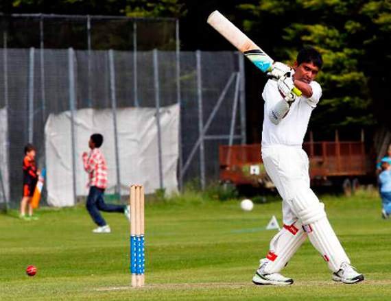 Vinod Mathew scored a valuable 23 for Talybont (file pic)