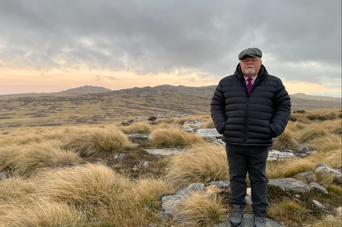 Paul Hinge toured the Falklands Islands, taking in many locations which played a key role in the conflict, including Mount Tumbledown