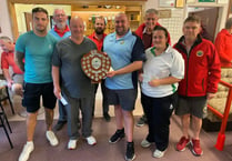 Lampeter Bowling Club’s new competition a success despite bad weather