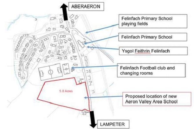 Felinfach school Aeron Valley