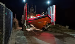 RNLI rush to aid of injured sailor