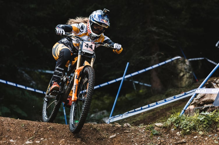 Rachel Atherton surpassed her expectations at Lenzerheide 2022