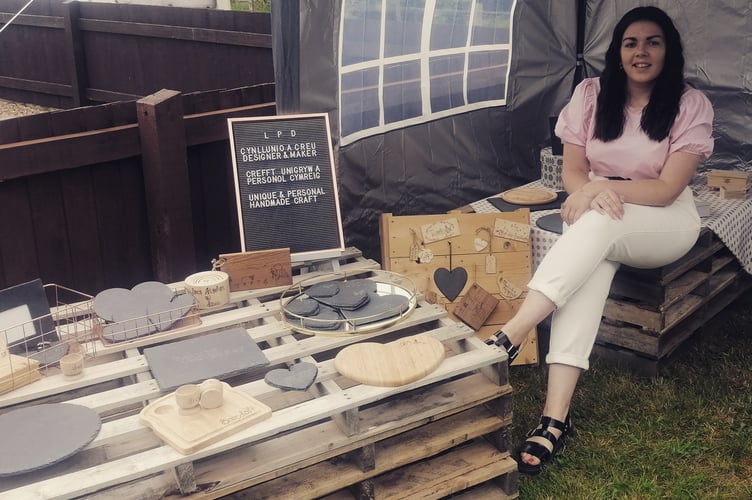Lowri Pugh-Davies runs her own business, L P-D