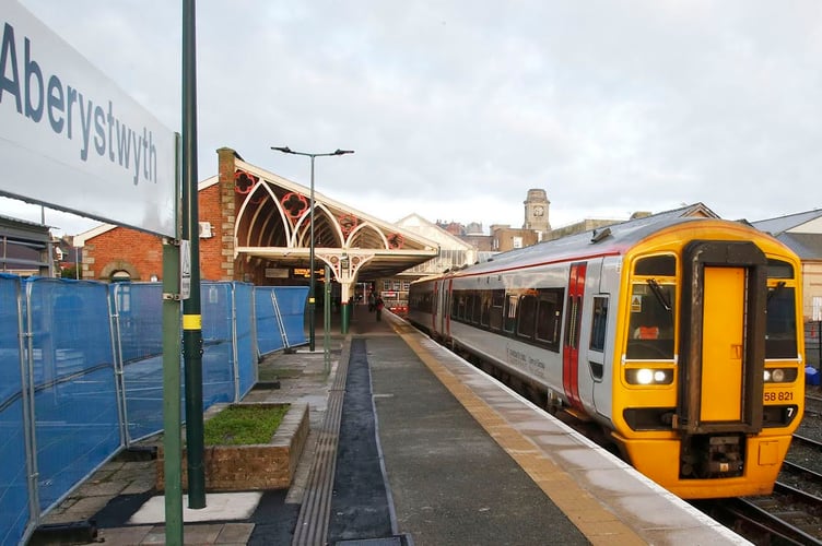 Swansea to Aberystwyth line