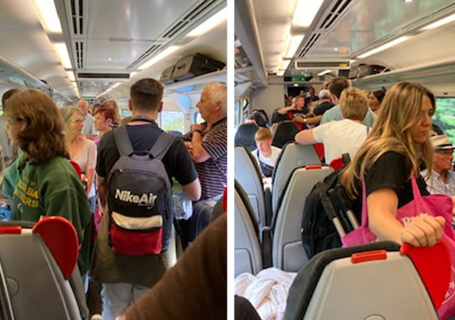 Third class service by second rate TfW 