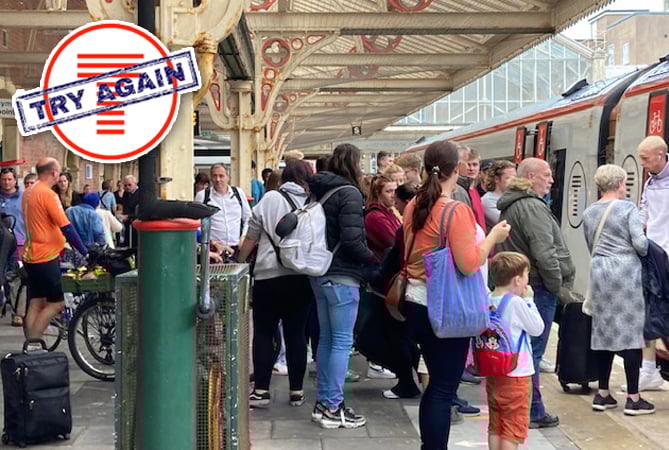 Too many passengers and too small trains have dogged the Cambrian line service this summer — and then some