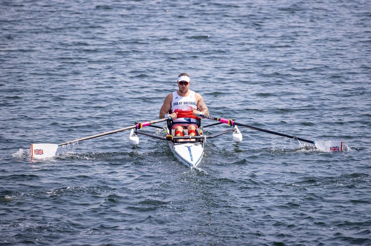 Ben Richards in action at the Tokyo Paralympics 2021