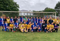 Aberaeron legends hold on to win 20-year anniversary game
