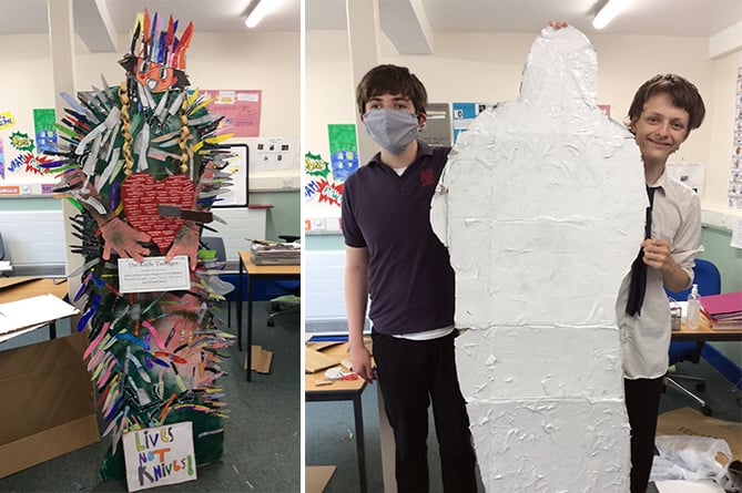 Lives not Knives, Ysgol Gyfun Aberaeron
