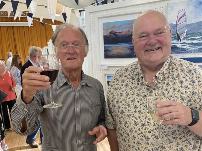 Tony King and Cllr Gwynfor Owen