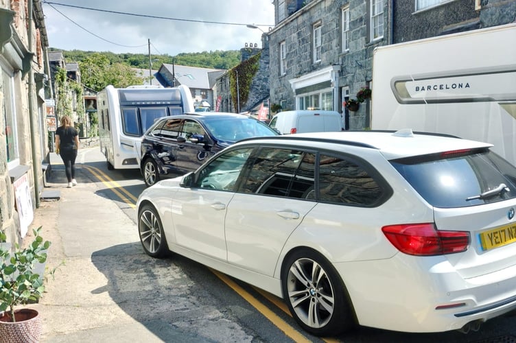 Sophie told the Cambrian News how work to repair the hole in the road caused traffic chaos and affected her business