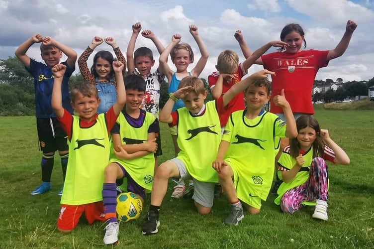 Jumpers for goalposts children training