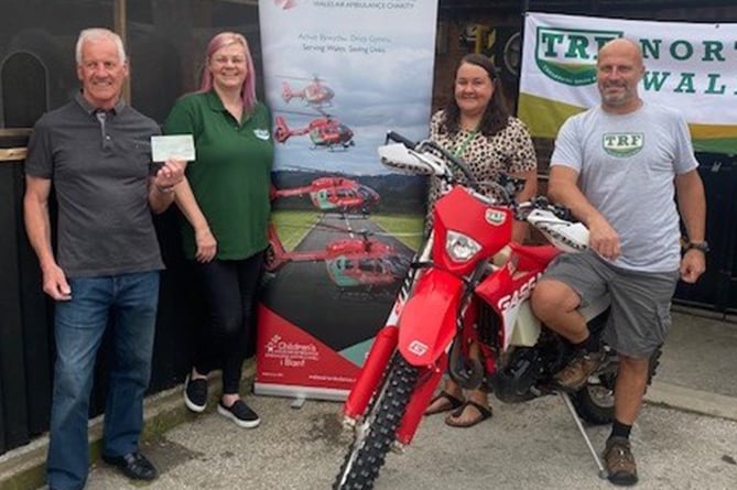 North Wales TRF members Mike Rowlands, Amanda Davidson, Debra Sima and Neil Thompson
