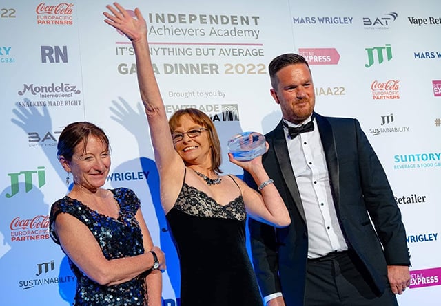 Newsagents celebrate after award win