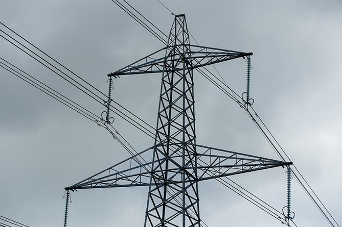 File photo of an electricity pylon