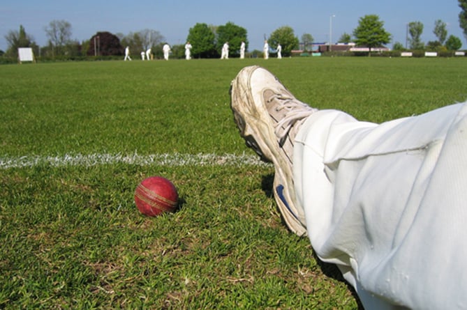 Stock photo of a cricket match