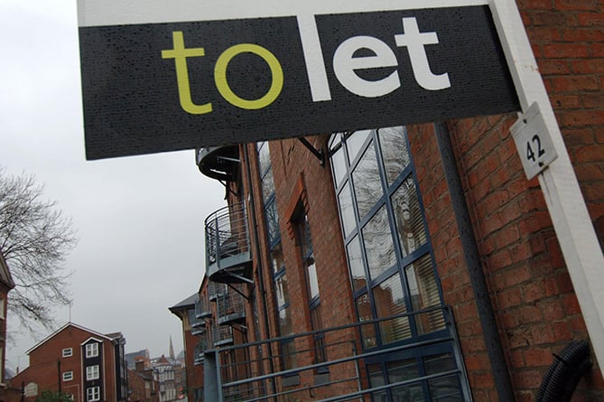 Stock photo of a To Let sign