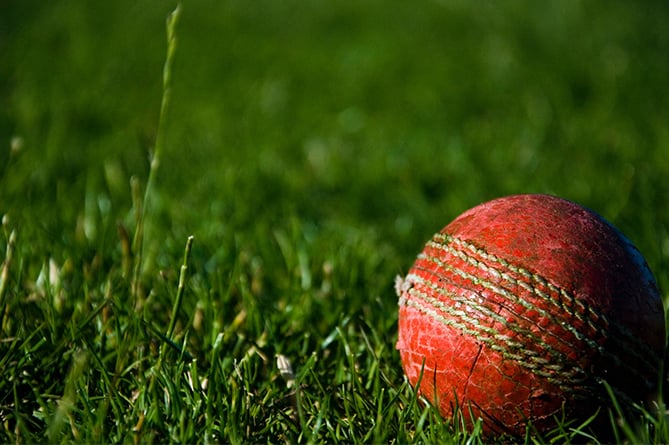 Stock photo of a cricket ball