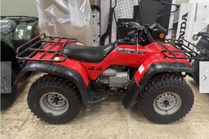 A generic picture of a quadbike