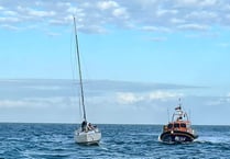 RNLI rescue two people struggling to sail yacht