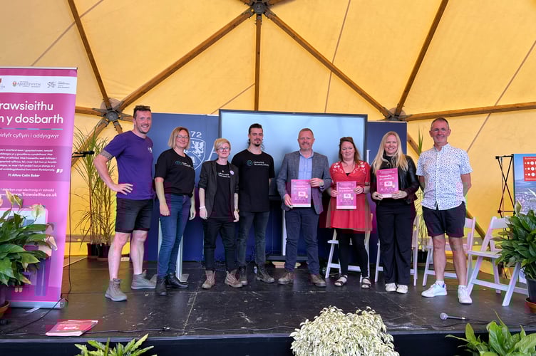 The Animated Technologies Team at the launch of Aberwla