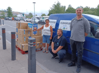 Aberystwyth Morrisons donates cereal to breakfast club