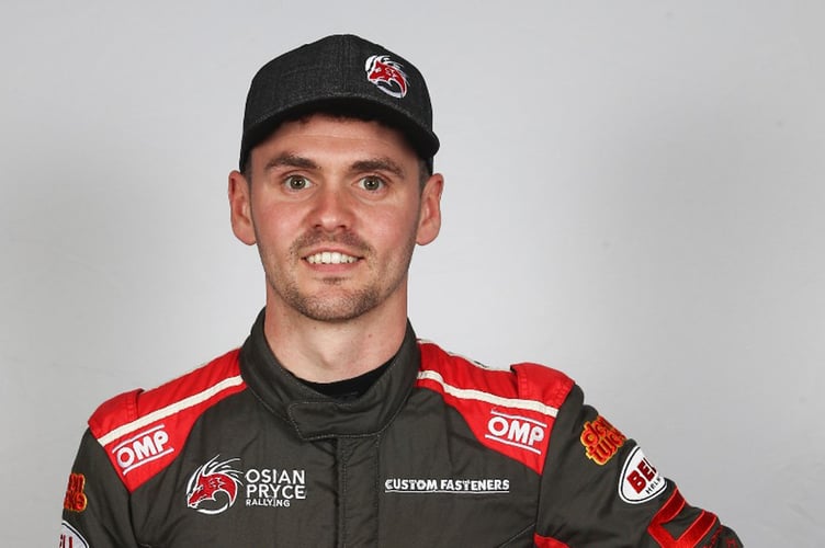 Osian Pryce and co-driver Noel O’Sullivan are gearing up for more success at Rali Ceredigion