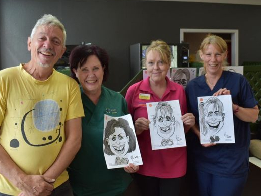 Picasso Griffiths, Olga Davies, Fiona Reynolds and Fiona Richardson