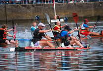 Rafters make a splash for Pwllheli RNLI’s annual race
