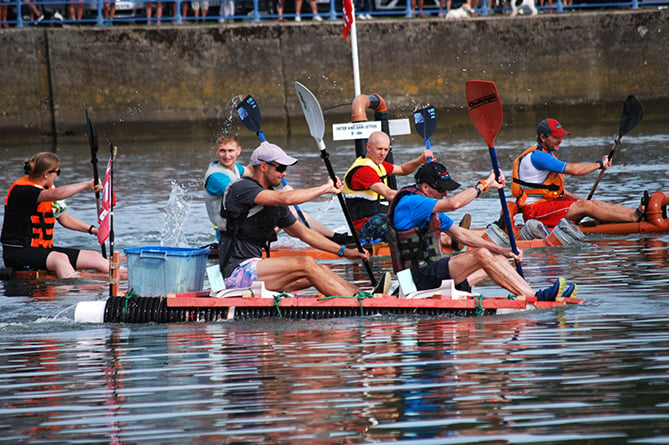Pwllheli RNLI Raft Race