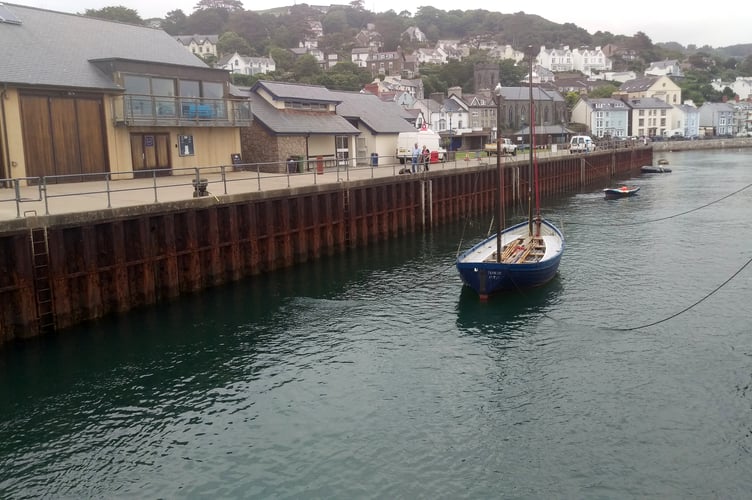 Aberdyfi quay wharf
