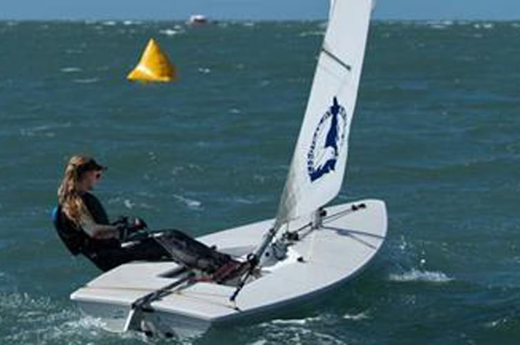 Bronny Thomas during the Cardigan Bay Regatta 2022