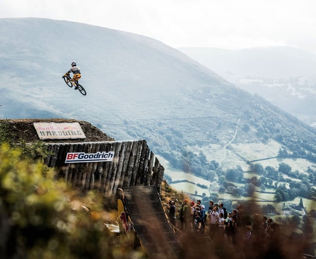 Incredible POV video footage of intimidating Red Bull Hardline course