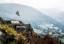Incredible POV video footage of intimidating Red Bull Hardline course