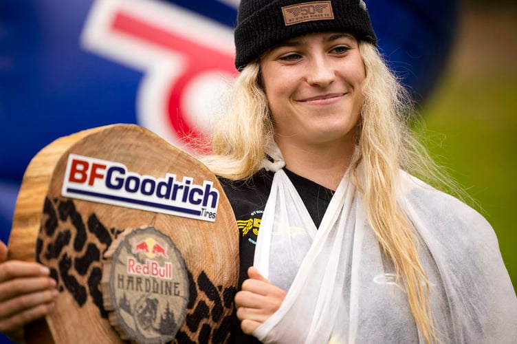 Jess Blewitt during Red Bull Hardline at Dinas Mawddwy, Wales on September 11, 2022 // Samantha Saskia Dugon / Red Bull Content Pool // SI202209110450 // Usage for editorial use only // 